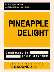 Pineapple Delight Jazz Ensemble sheet music cover Thumbnail